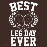 Thanksgiving Best Leg Day Ever Baby Bodysuit thumb 2
