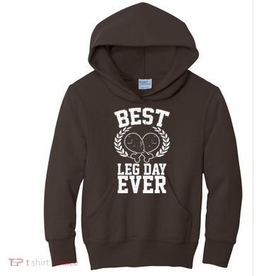 Thanksgiving Best Leg Day Ever Kids Hoodie