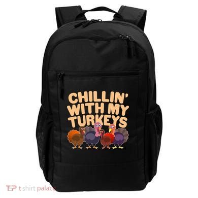 Thanksgiving Chillin' With My Turkeys Backpack
