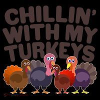 Thanksgiving Chillin' With My Turkeys Coffee Mug thumb 5