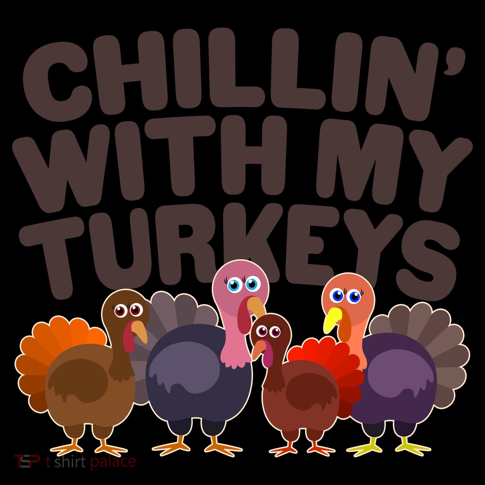 Thanksgiving Chillin' With My Turkeys Coffee Mug