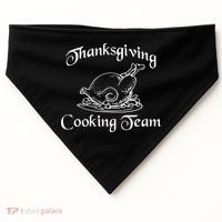 Thanksgiving Cooking Team USA-Made Doggie Bandana thumb 0