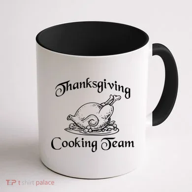 Thanksgiving Cooking Team Coffee Mug back