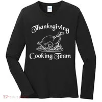 Thanksgiving Cooking Team Women's Long Sleeve Shirt thumb 0