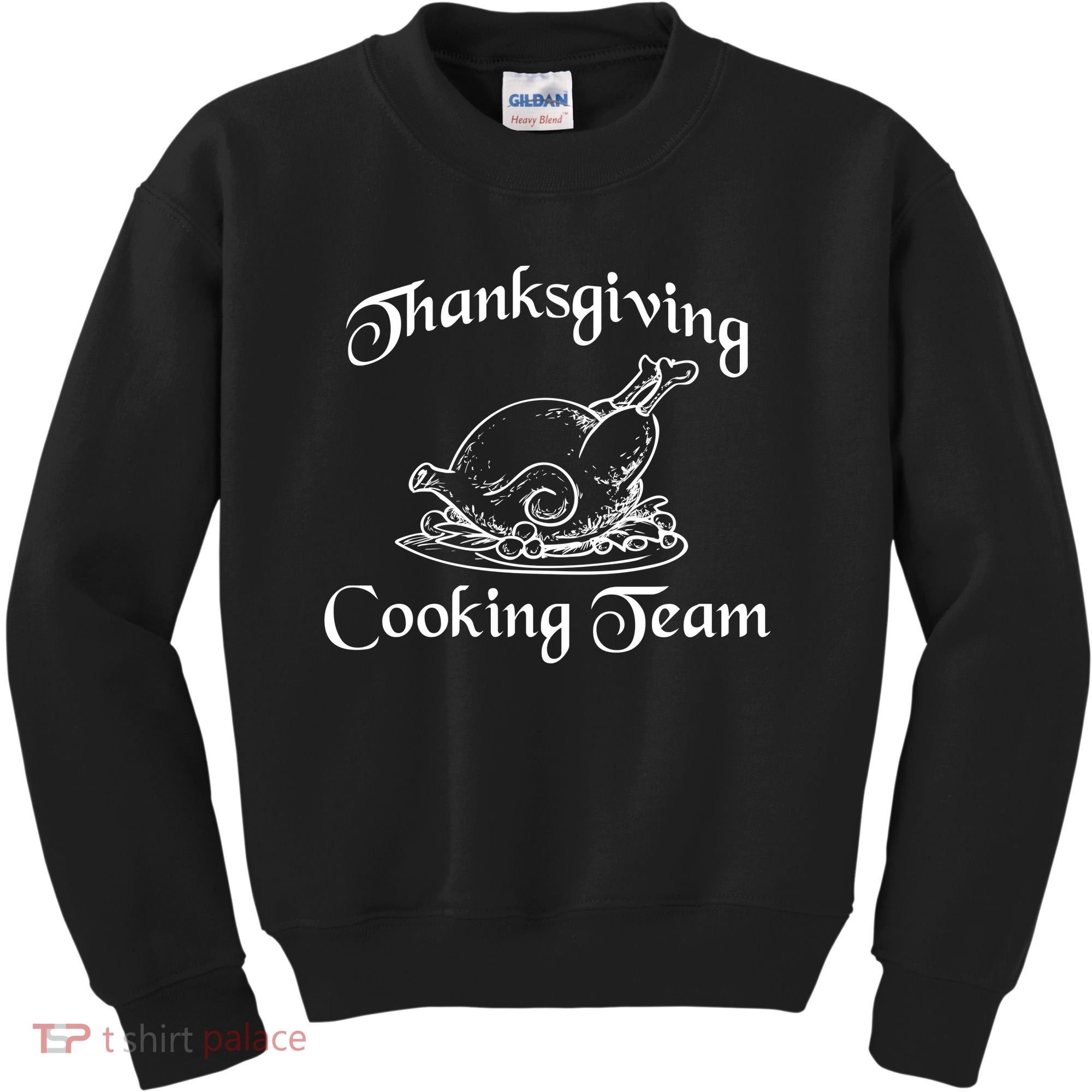 Thanksgiving Cooking Team Kids Sweatshirt