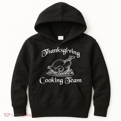 Thanksgiving Cooking Team Kids Hoodie