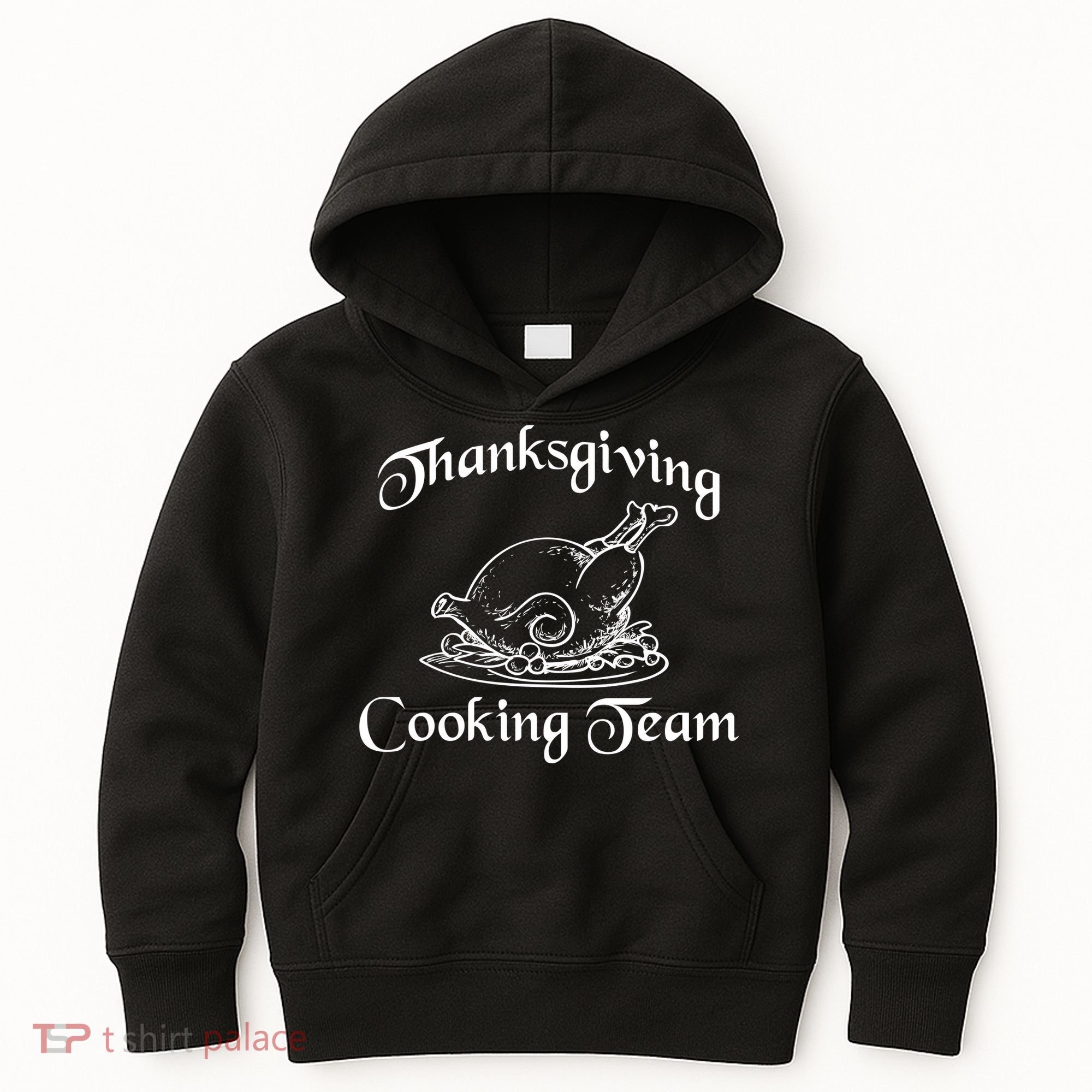 Thanksgiving Cooking Team Kids Hoodie