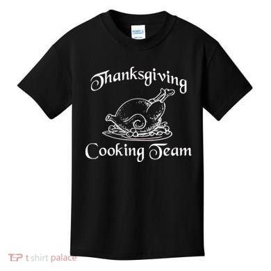 Thanksgiving Cooking Team Kids T-Shirt