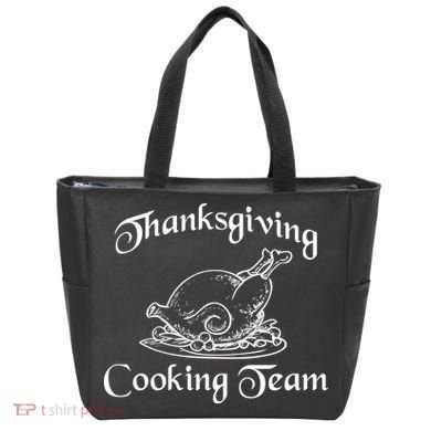 Thanksgiving Cooking Team Tote Bag
