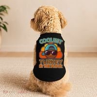 Thanksgiving Coolest Turkey In The Flock Doggie Tank thumb 2