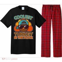 Thanksgiving Coolest Turkey In The Flock Pajama Set thumb 0