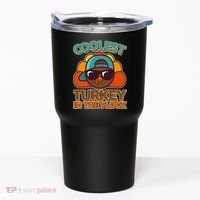 Thanksgiving Coolest Turkey In The Flock Tumbler thumb 0