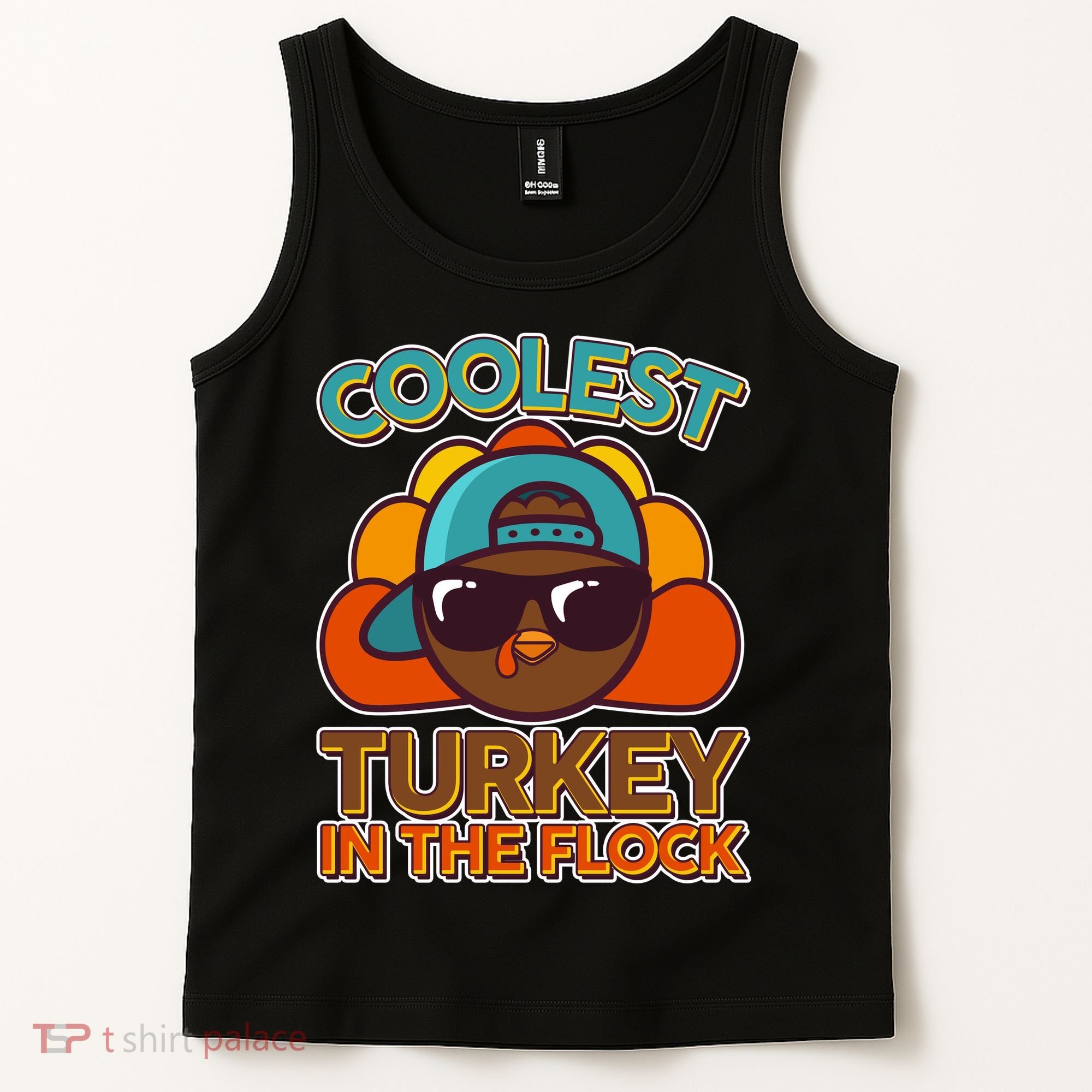 Thanksgiving Coolest Turkey In The Flock Tank Top