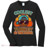 Thanksgiving Coolest Turkey In The Flock Women's Long Sleeve Shirt thumb 0