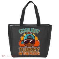 Thanksgiving Coolest Turkey In The Flock Tote Bag thumb 0