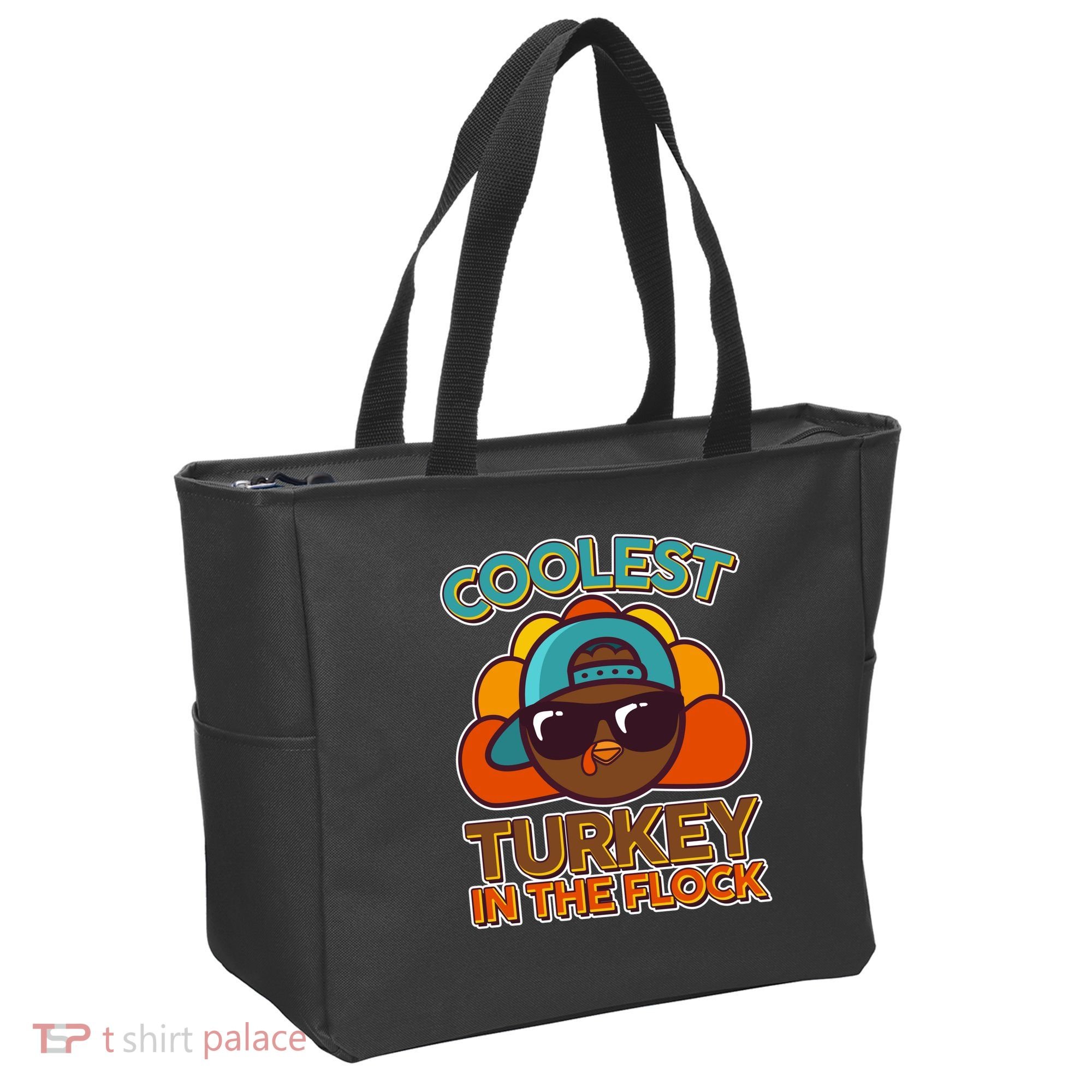Thanksgiving Coolest Turkey In The Flock Tote Bag