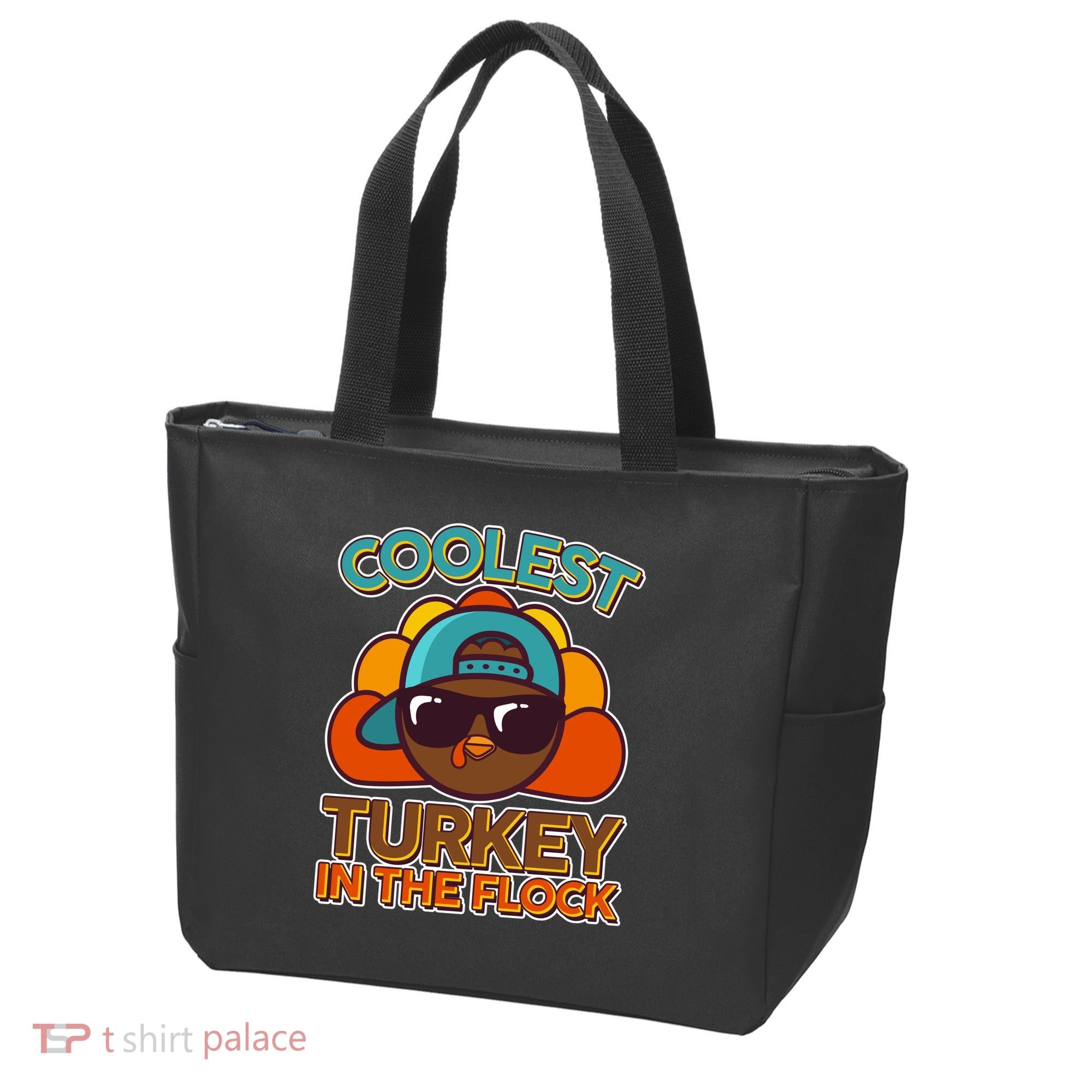 Thanksgiving Coolest Turkey In The Flock Tote Bag