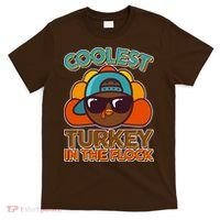 Thanksgiving Coolest Turkey In The Flock T-Shirt thumb 0