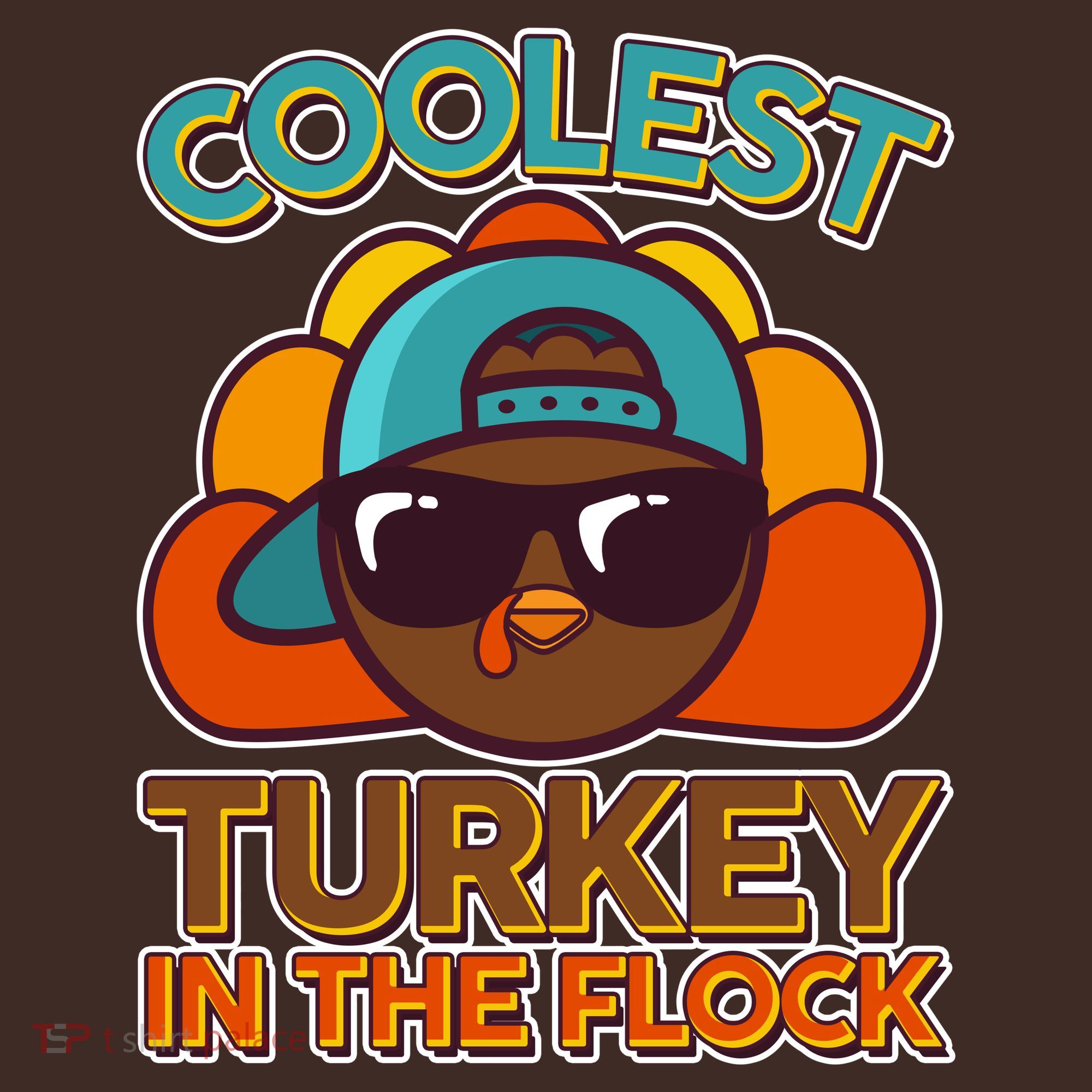 Thanksgiving Coolest Turkey In The Flock Mousepad