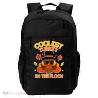 Thanksgiving Cute Coolest Turkey In The Flock Backpack thumb 0