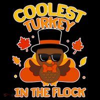 Thanksgiving Cute Coolest Turkey In The Flock Coffee Mug thumb 5