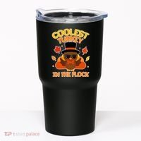Thanksgiving Cute Coolest Turkey In The Flock Tumbler thumb 0