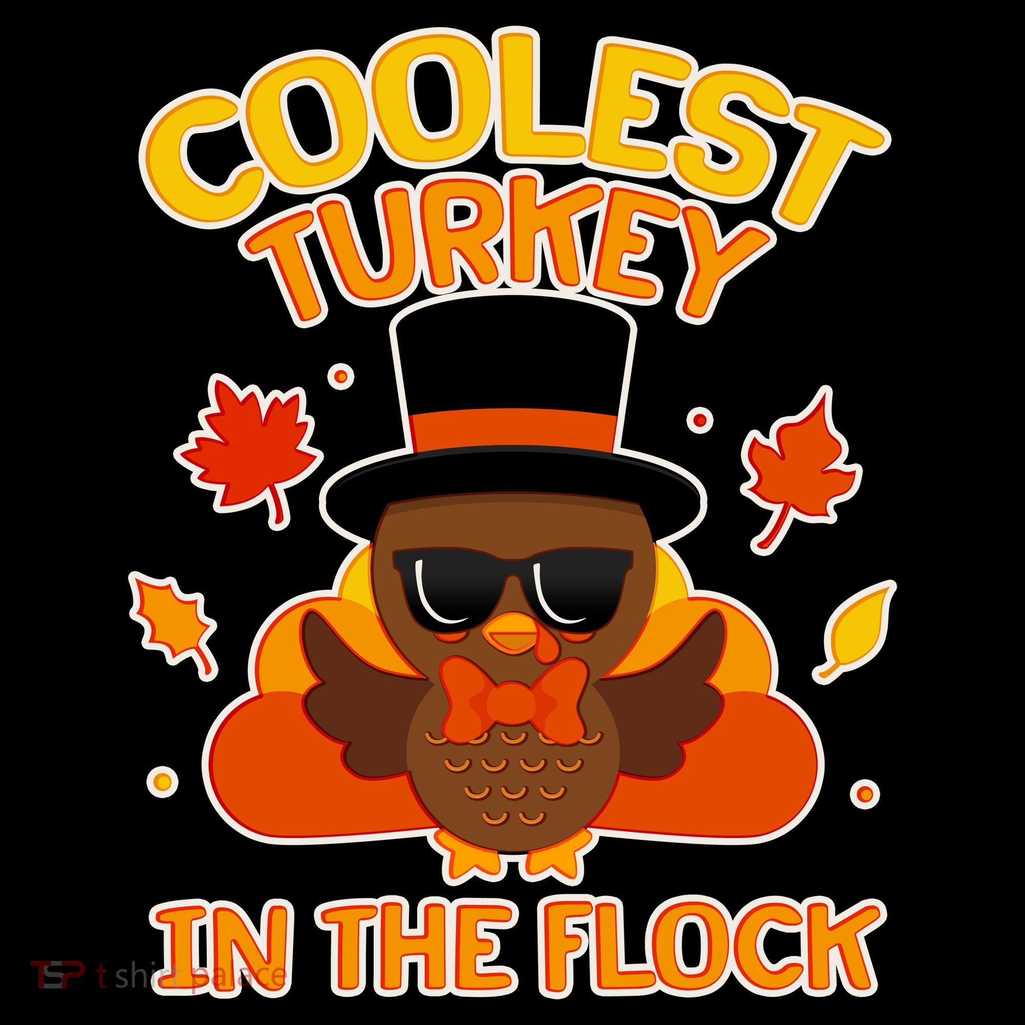 Thanksgiving Cute Coolest Turkey In The Flock Ornament