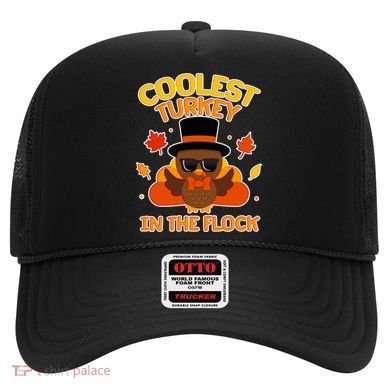 Thanksgiving Cute Coolest Turkey In The Flock Hat