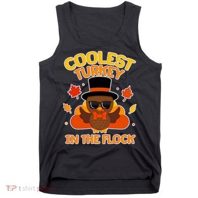 Thanksgiving Cute Coolest Turkey In The Flock Tank Top