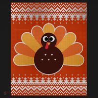 Thanksgiving Cute Turkey Ugly Sweater Sweatshirt thumb 3