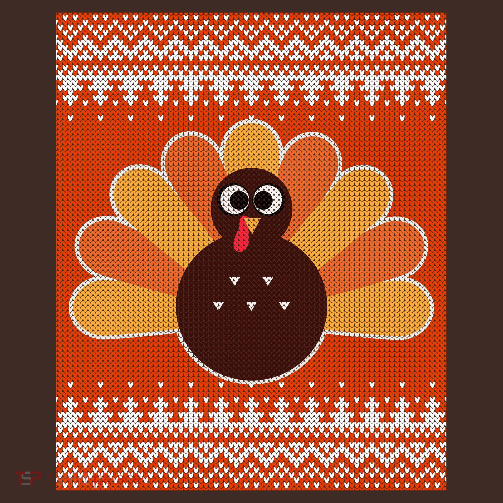 Thanksgiving Cute Turkey Ugly Sweater Apron