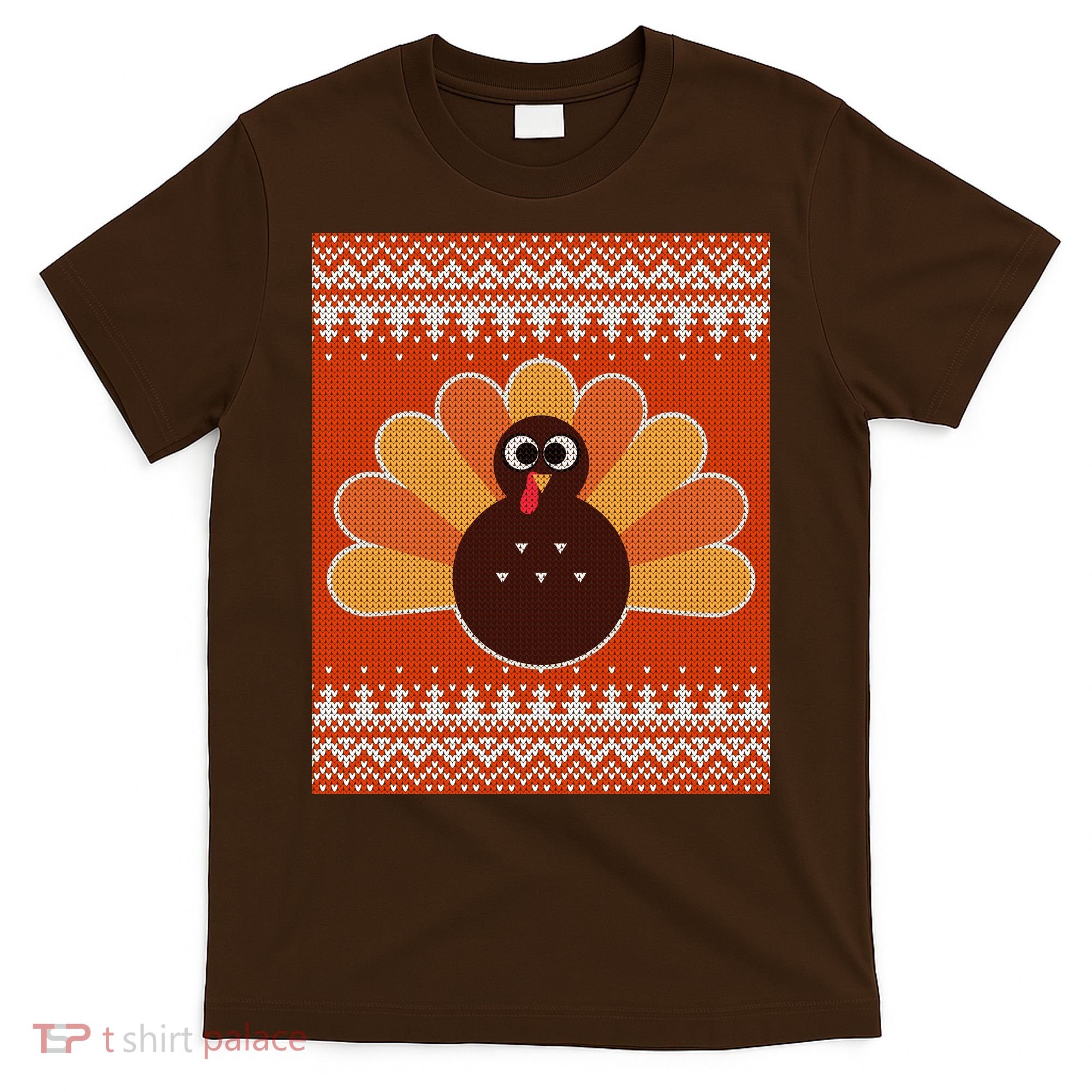 Thanksgiving Cute Turkey Ugly Sweater T-Shirt