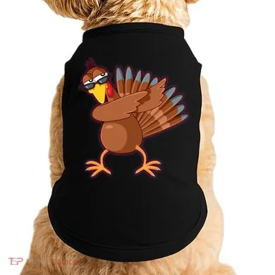 Thanksgiving Dabbing Turkey Doggie Tank