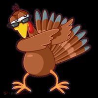 Thanksgiving Dabbing Turkey Doggie Tank thumb 4