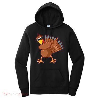 Thanksgiving Dabbing Turkey Women's Hoodie