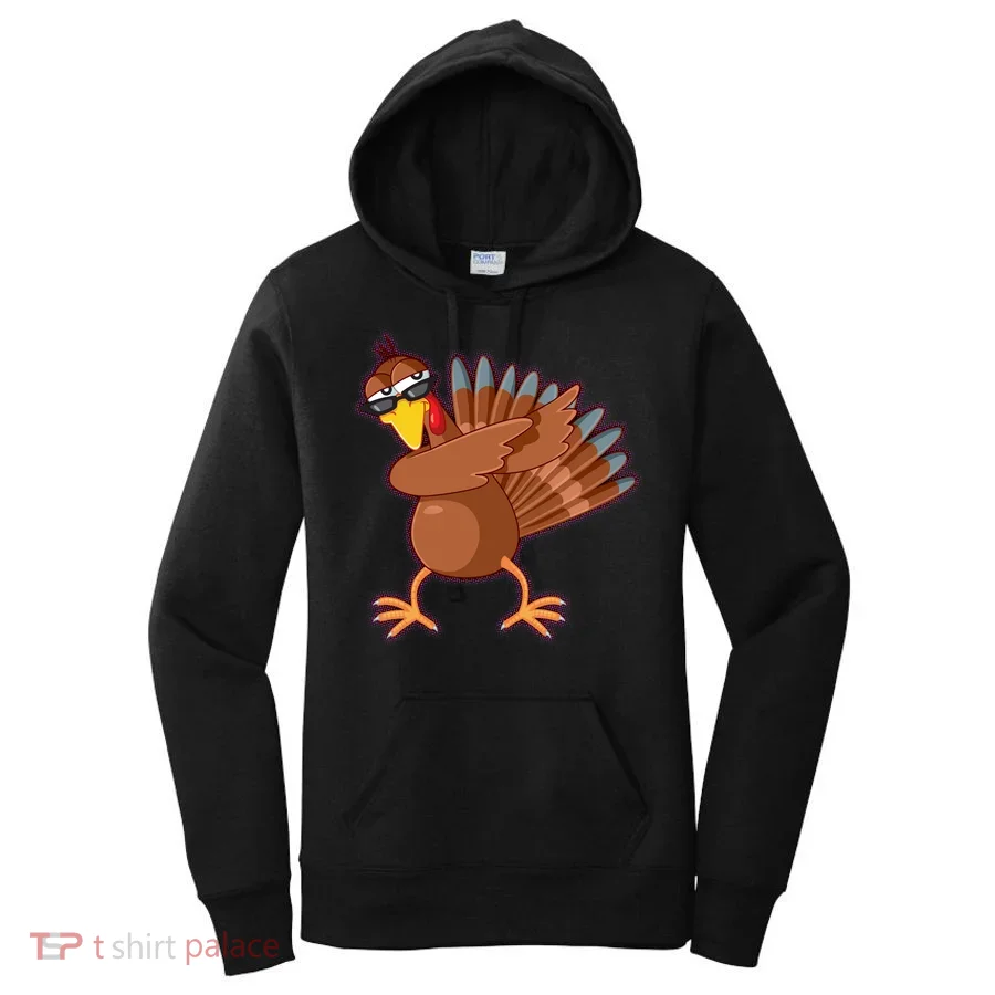 Thanksgiving Dabbing Turkey Women's Hoodie