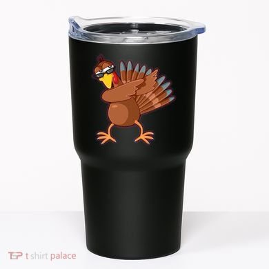 Thanksgiving Dabbing Turkey Tumbler
