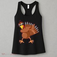 Thanksgiving Dabbing Turkey Women's Tank Top thumb 3
