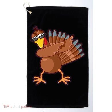 Thanksgiving Dabbing Turkey Golf Towel