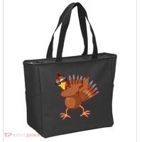 Thanksgiving Dabbing Turkey Tote Bag thumb 2