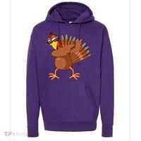 Thanksgiving Dabbing Turkey Hoodie thumb 0