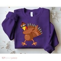 Thanksgiving Dabbing Turkey Sweatshirt thumb 2
