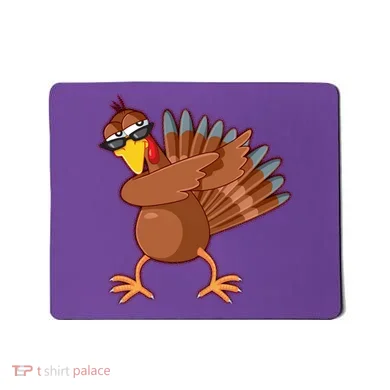 Thanksgiving Dabbing Turkey Mousepad