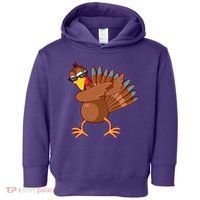 Thanksgiving Dabbing Turkey Toddler Hoodie thumb 0