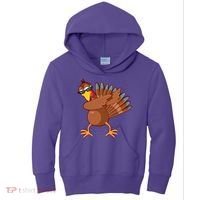 Thanksgiving Dabbing Turkey Kids Hoodie thumb 0