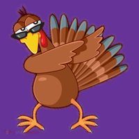 Thanksgiving Dabbing Turkey Kids Hoodie thumb 2