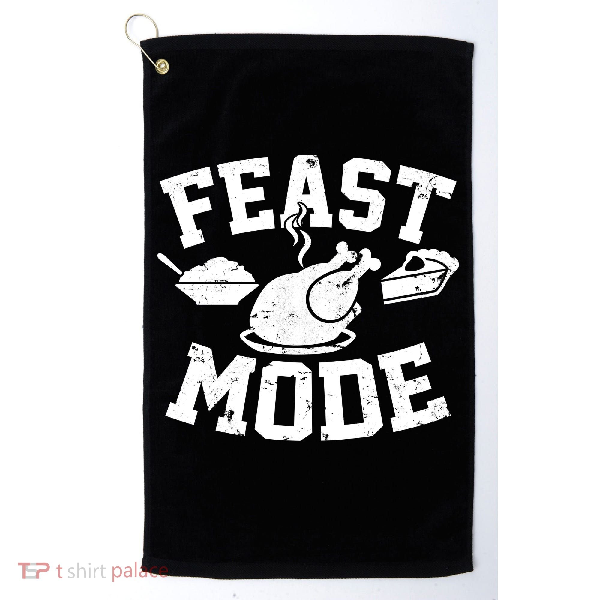 Thanksgiving Feast Mode Golf Towel