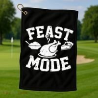 Thanksgiving Feast Mode Golf Towel thumb 1