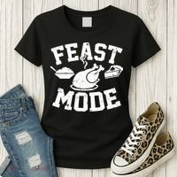 Thanksgiving Feast Mode Women's T-Shirt thumb 3