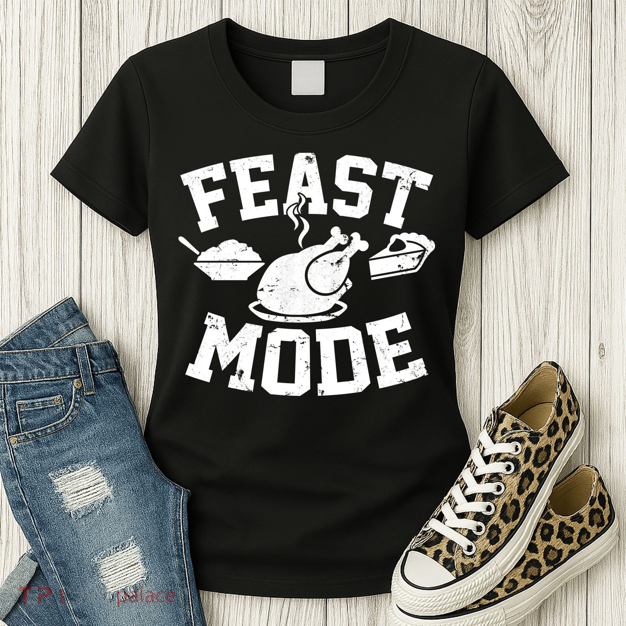 Thanksgiving Feast Mode Women's T-Shirt